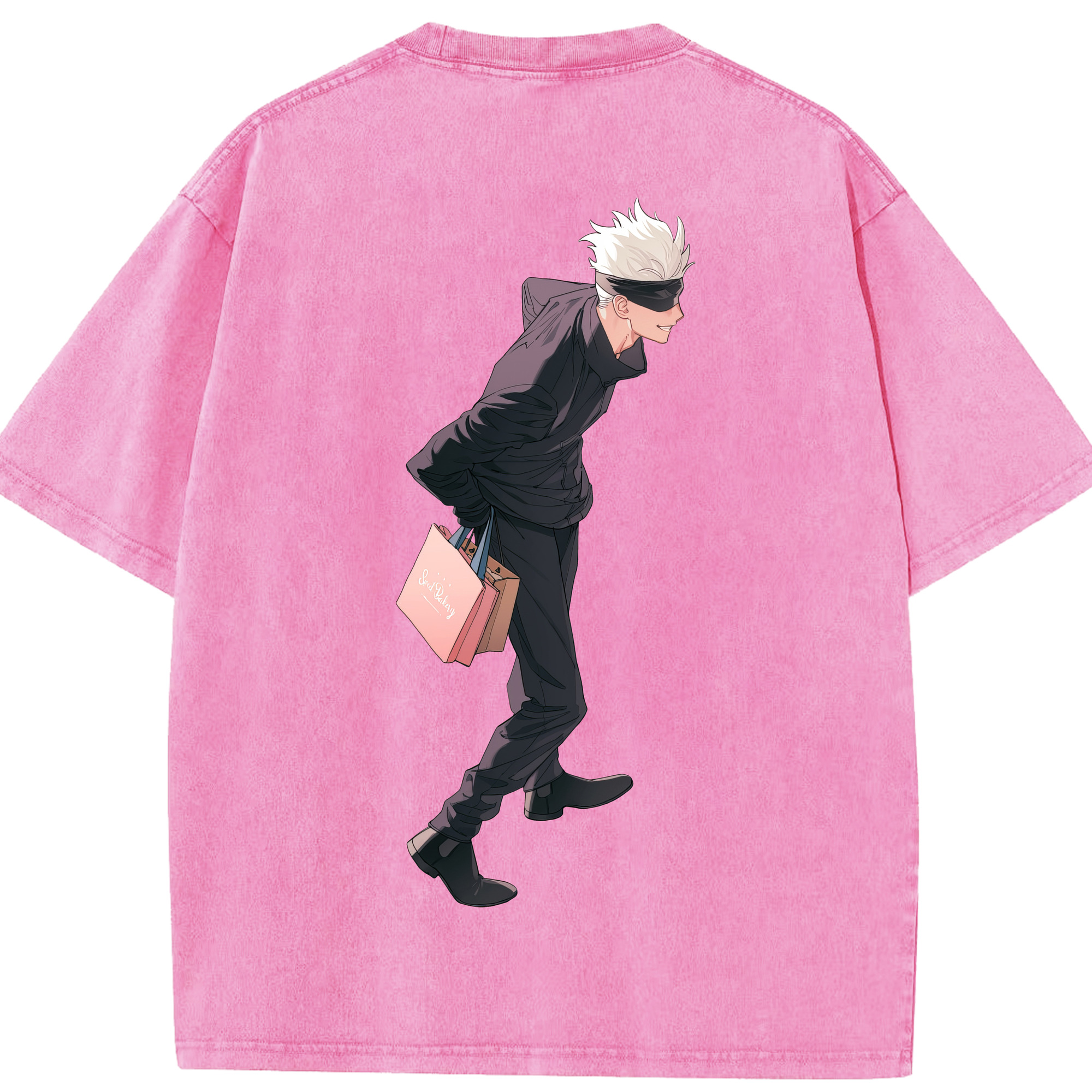 （画像用） 呪術廻戦 Jujutsu Kaisen 綿100% ヴィンテージ風 半袖Tシャツ（背面プリント）